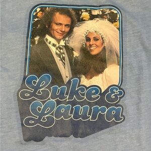 SOLD - Luke & Laura General Hospital T-Shirt deadstock ABC soap opera